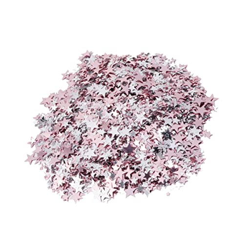 CHILDWEET Mix aus 3 mm 6 mm 10 mm Pentagramm-Konfetti glänzende Sterne für Hochzeitsfeiern -Projekte 60 g Roségold Silber CHILDWEET Mix aus 3 mm 6 mm 10 mm Pentagramm-Konfetti glänzende Sterne für Hochzeitsfeiern -Projekte 60 g Roségold Silber von CHILDWEET