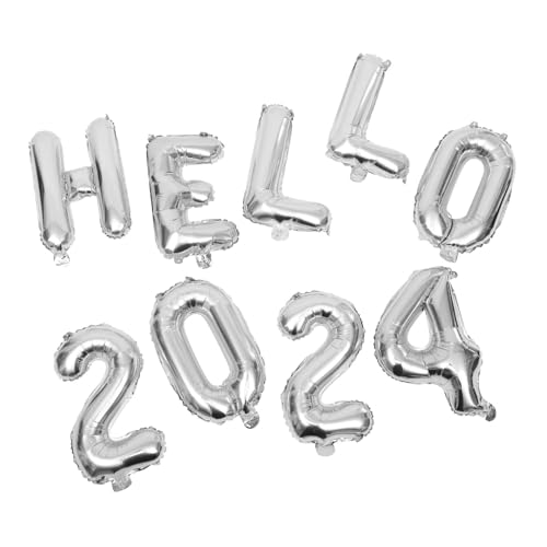 CHILDWEET 2024 Jahr Ballons Aluminium Folie Buchstaben Zahlen Ballons Party Dekorationen Für Neue Jahr Feier CHILDWEET 2024 Jahr Ballons Aluminium Folie Buchstaben Zahlen Ballons Party Dekorationen Für Neue Jahr Feier von CHILDWEET