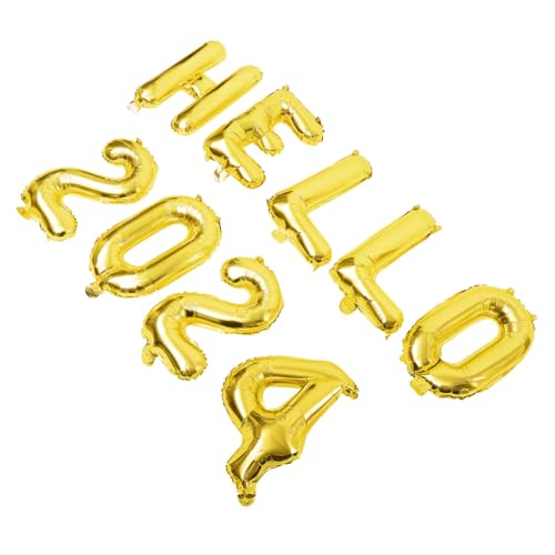 CHILDWEET Set Mit Happy New Year-luftballons 2024 Folienballons Party-dekoration Für Silvester CHILDWEET Set Mit Happy New Year-luftballons 2024 Folienballons Party-dekoration Für Silvester von CHILDWEET