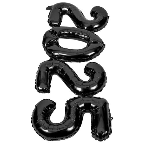 CHILDWEET 1 Satz 2025 Ballon 2025 luftballons Partydekoration Tischdekoration Zahl Ballons Partybedarf Abschlussballons Dekorationen 2025 Neujahrsballons Partyballons Aluminiumfolie Black CHILDWEET 1 Satz 2025 Ballon 2025 luftballons Partydekoration Tischdekoration Zahl Ballons Partybedarf Abschlussballons Dekorationen 2025 Neujahrsballons Partyballons Aluminiumfolie Black von CHILDWEET