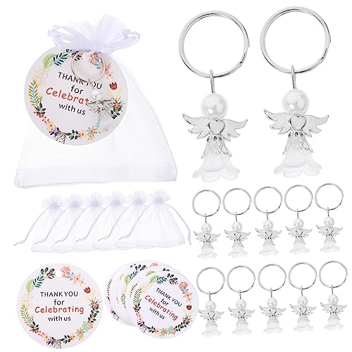 CHILDWEET Engel Schlüsselanhänger Gastgeschenke Set Hochzeit Dusche Dekorationen Taufe Dekorationen für Gäste Baby-dusche CHILDWEET Engel Schlüsselanhänger Gastgeschenke Set Hochzeit Dusche Dekorationen Taufe Dekorationen für Gäste Baby-dusche von CHILDWEET