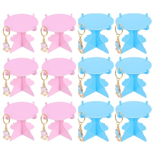 CHILDWEET 1 Satz Mini-Cupcake-Ständer Geschlecht offenbaren Gefälligkeiten für Gäste Cupcake-Organizer Geschlechtsrevealdeko Cupcake-Halfter Gastgeschenke für die Babyparty Cupcake-Halter CHILDWEET 1 Satz Mini-Cupcake-Ständer Geschlecht offenbaren Gefälligkeiten für Gäste Cupcake-Organizer Geschlechtsrevealdeko Cupcake-Halfter Gastgeschenke für die Babyparty Cupcake-Halter von CHILDWEET