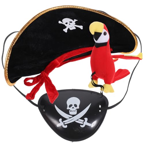 CHILDWEET 1 Satz ausgestopfter Papagei Stütze Papagei-Modelle Maske Halloween Costume Halloween Kleidung Piratenkostüm Papageienspielzeug Piratenpapagei auf der Schulter PP Baumwolle CHILDWEET 1 Satz ausgestopfter Papagei Stütze Papagei-Modelle Maske Halloween Costume Halloween Kleidung Piratenkostüm Papageienspielzeug Piratenpapagei auf der Schulter PP Baumwolle von CHILDWEET