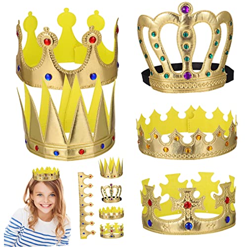 CHILDWEET 10 Stück Geburtstagsdekorationen Für Jungen Und Mädchen Verstellbare Partykronen Mit Strasssteinen Für Jungen Und Mädchen Für Themenveranstaltungen CHILDWEET 10 Stück Geburtstagsdekorationen Für Jungen Und Mädchen Verstellbare Partykronen Mit Strasssteinen Für Jungen Und Mädchen Für Themenveranstaltungen von CHILDWEET