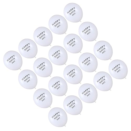 CHILDWEET 12-zoll-latexballons Set 100-teiliges Geburtstagsballon-set mit „happy Birthday“-buchstaben für Hauspartys von CHILDWEET