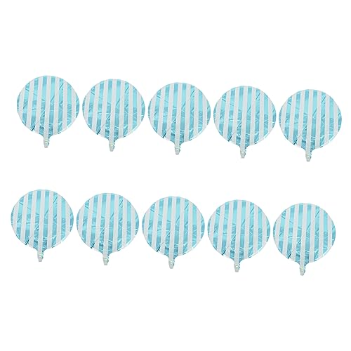 CHILDWEET Themen-geburtstagsparty-dekorationen 10 Stück Rund Gestreift Aluminiumfolie Dekorstreifen Luftballons Für Zuhause CHILDWEET Themen-geburtstagsparty-dekorationen 10 Stück Rund Gestreift Aluminiumfolie Dekorstreifen Luftballons Für Zuhause von CHILDWEET