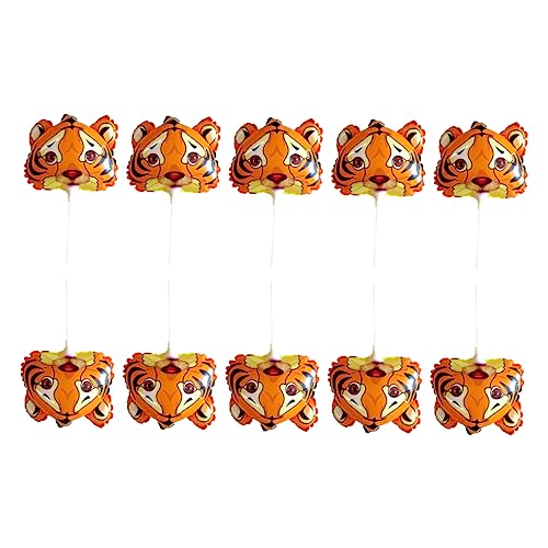 CHILDWEET 10pcs Tiger Folie Ballons Urlaub Tiere Muster Ballons Für Geburtstag Party CHILDWEET 10pcs Tiger Folie Ballons Urlaub Tiere Muster Ballons Für Geburtstag Party von CHILDWEET