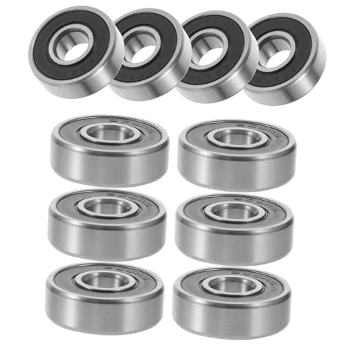 CHILDWEET 10stücke Präzisions-kugellager Doppelgummidichtungen Tiefes Rillendesign Langebige Lager Aus Hochfestem Für Motoren Und Kleine Geräte CHILDWEET 10stücke Präzisions-kugellager Doppelgummidichtungen Tiefes Rillendesign Langebige Lager Aus Hochfestem Für Motoren Und Kleine Geräte von CHILDWEET