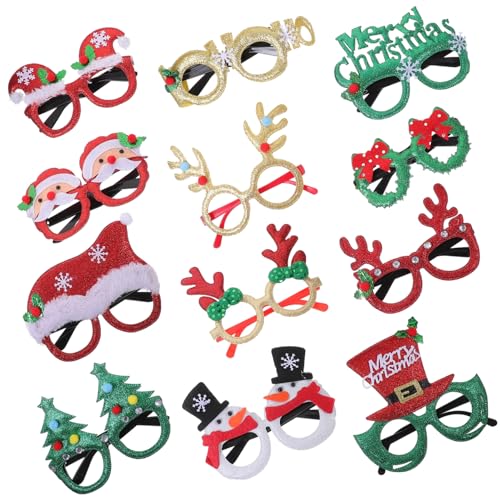 CHILDWEET 12St Weihnachten Ornamente Weihnachtspapierbrille weihnachtsverkleidung weihnachts verkleidung Brillenrahmen Party-Brillengestelle Weihnachtsbrille Foto Requisiten Kunststoffrahmen CHILDWEET 12St Weihnachten Ornamente Weihnachtspapierbrille weihnachtsverkleidung weihnachts verkleidung Brillenrahmen Party-Brillengestelle Weihnachtsbrille Foto Requisiten Kunststoffrahmen von CHILDWEET