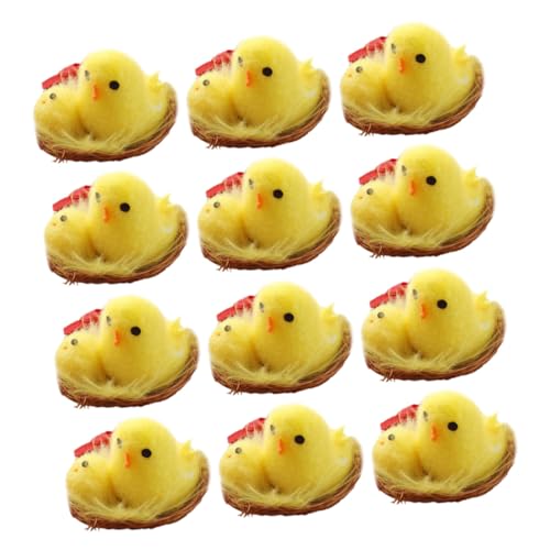 CHILDWEET 12st Osterküken Ostereier Dekorationen Osterdekorationen Für Den Außenbereich Osterhase Osterdekorationen Im Freien Aufblasbare Dekorationen Hähnchen-stofftiere Osterhühner Plastik CHILDWEET 12st Osterküken Ostereier Dekorationen Osterdekorationen Für Den Außenbereich Osterhase Osterdekorationen Im Freien Aufblasbare Dekorationen Hähnchen-stofftiere Osterhühner Plastik von CHILDWEET