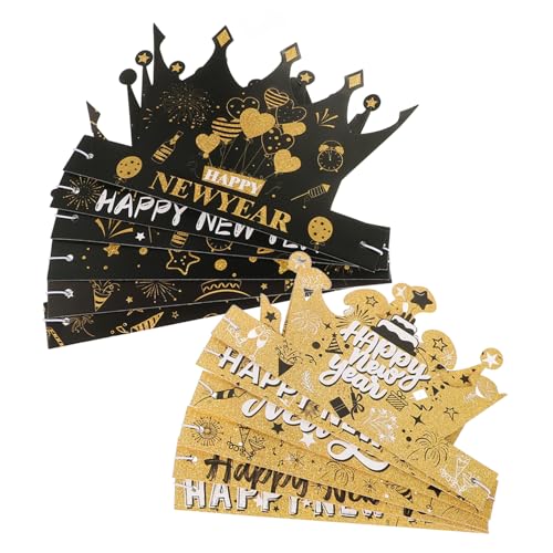 CHILDWEET 12st Partyhut-set Silvester Partyhüte Frohes Neues Partyzubehör Lustige Partyhüte Neujahrsmützen Für Erwachsene Partyhüte Für Den Silvesterabend Silvester Partyhut Papier CHILDWEET 12st Partyhut-set Silvester Partyhüte Frohes Neues Partyzubehör Lustige Partyhüte Neujahrsmützen Für Erwachsene Partyhüte Für Den Silvesterabend Silvester Partyhut Papier von CHILDWEET