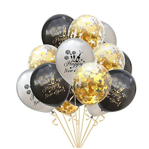 CHILDWEET 15 Stück Neujahrsdekor Ballon Zahlenballons Weihnachtsballons Hintergrundballon Western Partydekorationen Konfetti Lichtballons Drehballons Festival Ballons CHILDWEET 15 Stück Neujahrsdekor Ballon Zahlenballons Weihnachtsballons Hintergrundballon Western Partydekorationen Konfetti Lichtballons Drehballons Festival Ballons von CHILDWEET