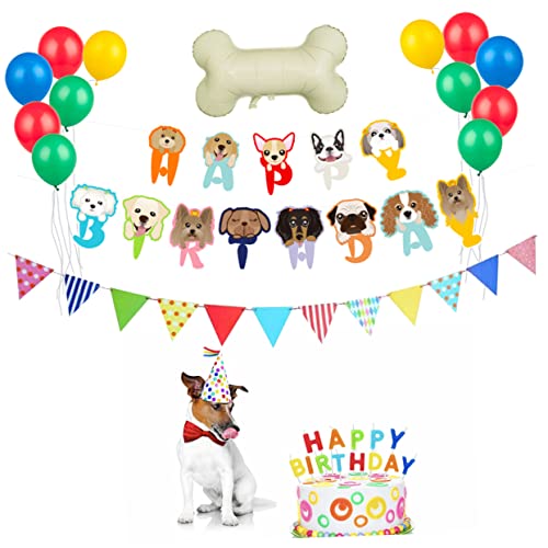 CHILDWEET Schickes 15-teiliges Haustier-hunde-aluminiumfolien-luftballons-banner-set für Geburtstagsparty-dekorationen CHILDWEET Schickes 15-teiliges Haustier-hunde-aluminiumfolien-luftballons-banner-set für Geburtstagsparty-dekorationen von CHILDWEET