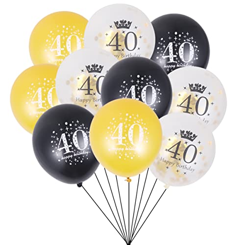 CHILDWEET 15st Geburtstagsballons Für 18-jährige 18 Geburtstagsfeier Luftballons Für Geburtstagsfeiern Bedruckte Latexballons Gedenkballons Golddekor Alles Zum Geburtstag Erwachsener von CHILDWEET