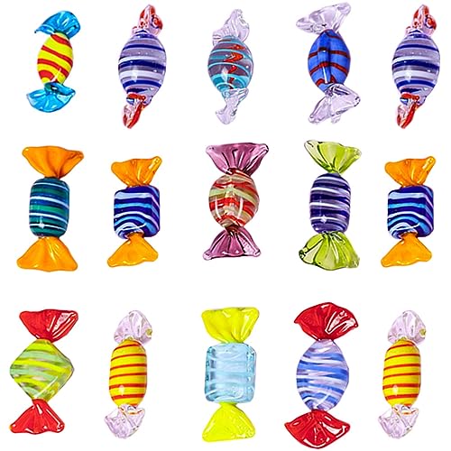 CHILDWEET 15 Stücke Weihnachten Hochzeit Party Glas Candy Ornamente Candy Requisiten Für Dekorationen von CHILDWEET