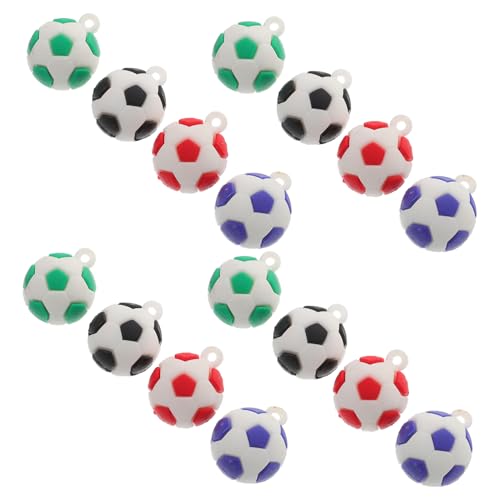 CHILDWEET 16 Stück Fußball- Pvc Weichgummi Realistische Fußball-party-dekorationen Armband-bastelbedarf Schmuckherstellungs- CHILDWEET 16 Stück Fußball- Pvc Weichgummi Realistische Fußball-party-dekorationen Armband-bastelbedarf Schmuckherstellungs- von CHILDWEET