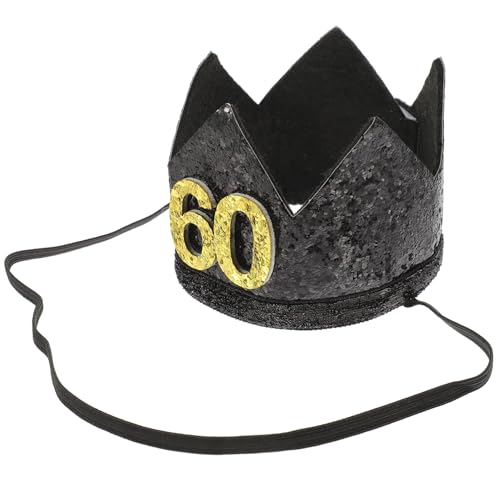 CHILDWEET Hut Zum 60. Geburtstag Entzückender Kronenhut Schöner Partyhut Für Frauen Fotografie-requisite CHILDWEET Hut Zum 60. Geburtstag Entzückender Kronenhut Schöner Partyhut Für Frauen Fotografie-requisite von CHILDWEET