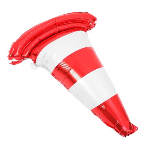 CHILDWEET 2 Stück Selbststehende Verkehrskegel-folienballons Für Geburtstagsparty-dekorationen Autorennen-thema Sicherheitsbarrikade-requisiten CHILDWEET 2 Stück Selbststehende Verkehrskegel-folienballons Für Geburtstagsparty-dekorationen Autorennen-thema Sicherheitsbarrikade-requisiten von CHILDWEET