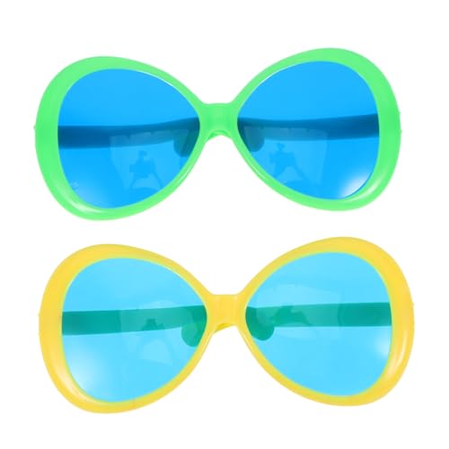 CHILDWEET 2 Stücke Lustige Hawaii Partybrillen Sonnenbrillen Tropisches Design für Strand Pool Foto Requisiten Geburtstagsfeier Dekoration Sommerliche Partyaccessoires von CHILDWEET