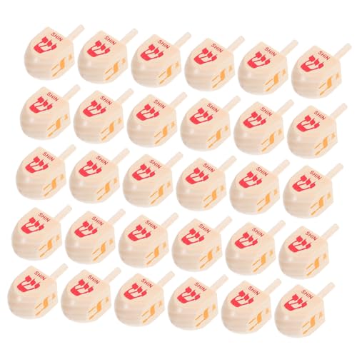 CHILDWEET 20 Stück Hanukkah Dreidel Holzspielzeug Traditionelle Chanukka für Erwachsene Handgefertigt Langlebig Pädagogisch für Festdekoration und Familienfeiern CHILDWEET 20 Stück Hanukkah Dreidel Holzspielzeug Traditionelle Chanukka für Erwachsene Handgefertigt Langlebig Pädagogisch für Festdekoration und Familienfeiern von CHILDWEET