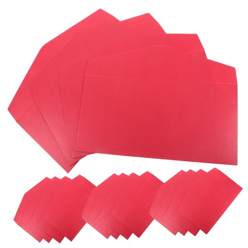 CHILDWEET 25Stücke Rote Umschläge aus Dekorative Einladungsumschläge für Hochzeiten und Feste für Geschenkkarten und Dankeskarten Stilvolle Verpackung CHILDWEET 25Stücke Rote Umschläge aus Dekorative Einladungsumschläge für Hochzeiten und Feste für Geschenkkarten und Dankeskarten Stilvolle Verpackung von CHILDWEET