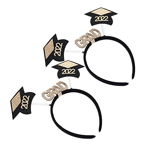 CHILDWEET Modischer Abschluss-kopfschmuck Doktorhut Stirnband-set Für Den Abschluss Filzstoff 2 Stück CHILDWEET Modischer Abschluss-kopfschmuck Doktorhut Stirnband-set Für Den Abschluss Filzstoff 2 Stück von CHILDWEET
