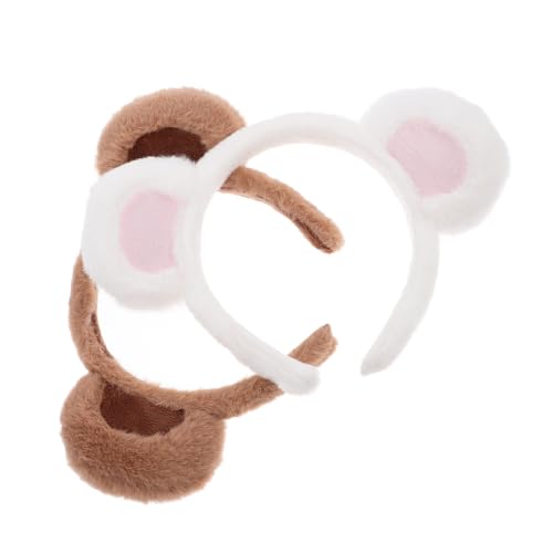 CHILDWEET 2St Bärenohren-Stirnband haariges Stirnband Make-up-Stirnband Stirnband für Rollenspiele Cartoon-Stirnband Tierkopfknopf Bärenohren Stirnbänder Stirnband Bärenohren Stoff CHILDWEET 2St Bärenohren-Stirnband haariges Stirnband Make-up-Stirnband Stirnband für Rollenspiele Cartoon-Stirnband Tierkopfknopf Bärenohren Stirnbänder Stirnband Bärenohren Stoff von CHILDWEET