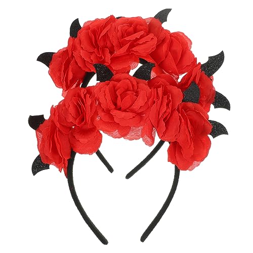 CHILDWEET 2 Stücke Halloween Kopfschmuck Für Erwachsene Cosplay Stirnbänder Party Haar Dekorationen von CHILDWEET