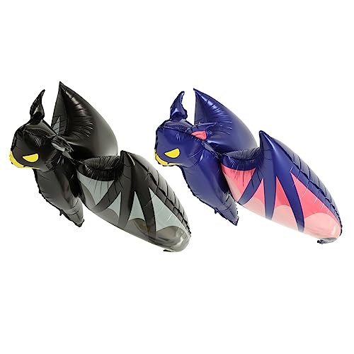 CHILDWEET Aufblasbarer Fledermausballon 2 Stück Halloween-fledermaus Bläst Aluminiumfolie Auf Party-pool-luftballons CHILDWEET Aufblasbarer Fledermausballon 2 Stück Halloween-fledermaus Bläst Aluminiumfolie Auf Party-pool-luftballons von CHILDWEET