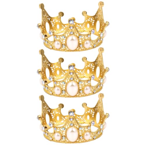 CHILDWEET 3 Stk Partydekorationen goldene Kopfbedeckung Kuchenstand Cupcake -Stand hochzeitstorten dekoration wedding decoration Party -Kuchen -Dekoration Kronen-Kuchenornament Legierung CHILDWEET 3 Stk Partydekorationen goldene Kopfbedeckung Kuchenstand Cupcake -Stand hochzeitstorten dekoration wedding decoration Party -Kuchen -Dekoration Kronen-Kuchenornament Legierung von CHILDWEET