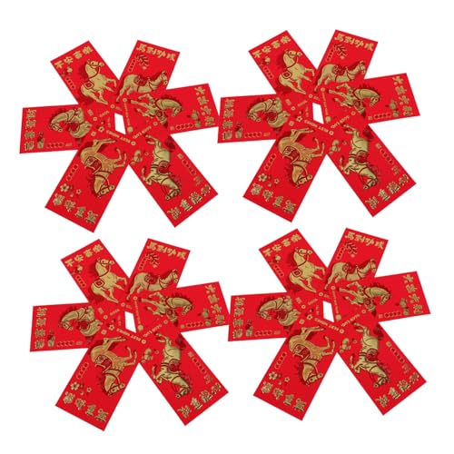 CHILDWEET 30 Stück Rote Umschläge Pferdejahr Traditionelle Hong Bao Glücksgeldumschläge mit Geprägten für Frühlingsfest Hochzeit Geburtstag CHILDWEET 30 Stück Rote Umschläge Pferdejahr Traditionelle Hong Bao Glücksgeldumschläge mit Geprägten für Frühlingsfest Hochzeit Geburtstag von CHILDWEET