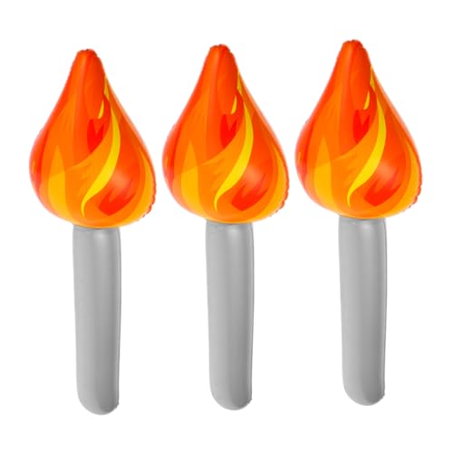 CHILDWEET Aufblasbarer Fackelstock 3st Fackel Schwimmbecken Falsche Feuerflamme Poolparty Bläst Sich Auf Cosplay-taschenlampe Blasbrenner Jubelnde Ballonstäbe -taschenlampe Taschenlampe Für Gummi CHILDWEET Aufblasbarer Fackelstock 3st Fackel Schwimmbecken Falsche Feuerflamme Poolparty Bläst Sich Auf Cosplay-taschenlampe Blasbrenner Jubelnde Ballonstäbe -taschenlampe Taschenlampe Für Gummi von CHILDWEET