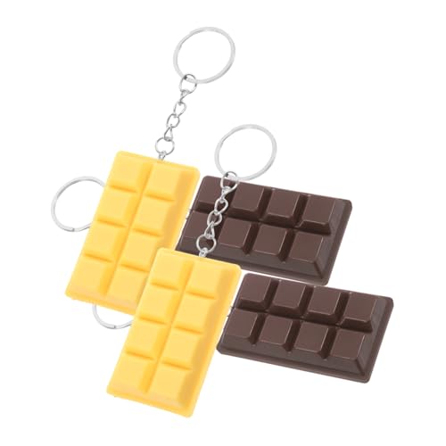 CHILDWEET Valentinstag-schokoladen-schlüsselanhänger 4 Stück Handtaschen- Auto-schlüsselring Lebensmittel-charms Für Jungen Und Mädchen Erwachsene CHILDWEET Valentinstag-schokoladen-schlüsselanhänger 4 Stück Handtaschen- Auto-schlüsselring Lebensmittel-charms Für Jungen Und Mädchen Erwachsene von CHILDWEET