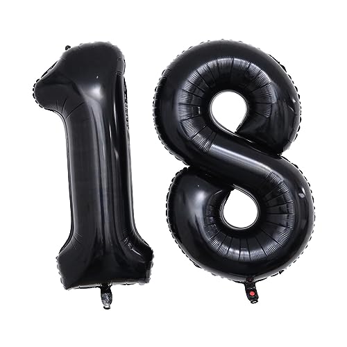 CHILDWEET 2er-pack 40 Zoll Zahlenballons Aluminiumfolie Geburtstag Wiederverwendbare Foto-requisiten von CHILDWEET