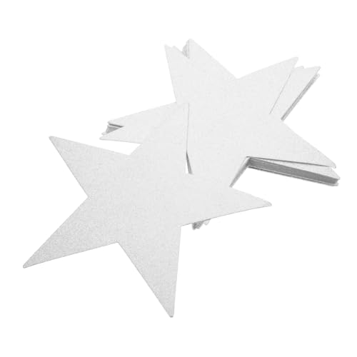 CHILDWEET 48 Stück Glitzer Papier Sterne Bastel Ausschnitte Fünfzackige Sterne für Pinnwände Klassenräume und Partydeko Robustes Einfach zu Verwendendes Bastelpapier mit Funkelndem Finish CHILDWEET 48 Stück Glitzer Papier Sterne Bastel Ausschnitte Fünfzackige Sterne für Pinnwände Klassenräume und Partydeko Robustes Einfach zu Verwendendes Bastelpapier mit Funkelndem Finish von CHILDWEET