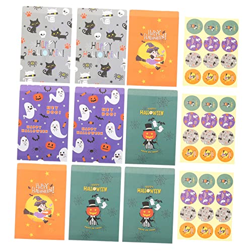 CHILDWEET Halloween Kraft Treat Bag 48pcs Papiertüte Halloween Süße Taschen Party Papiertüte Kindertasche CHILDWEET Halloween Kraft Treat Bag 48pcs Papiertüte Halloween Süße Taschen Party Papiertüte Kindertasche von CHILDWEET