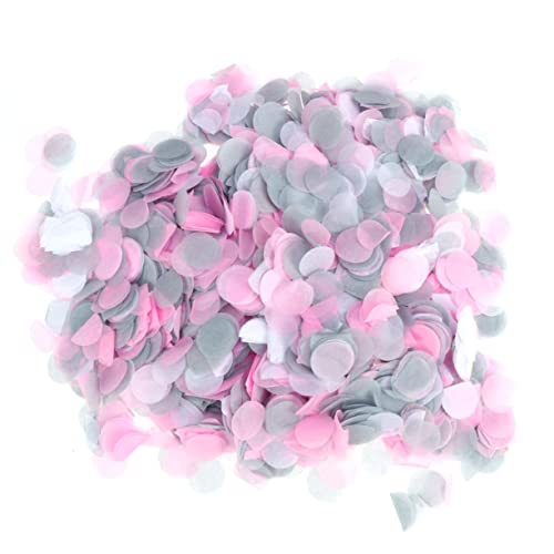 CHILDWEET Elegante Hochzeit 5000 stücke 2 5 cm Runde Tisch Streu Konfetti Weiß Rosa Grau CHILDWEET Elegante Hochzeit 5000 stücke 2 5 cm Runde Tisch Streu Konfetti Weiß Rosa Grau von CHILDWEET