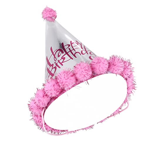 CHILDWEET Partyhüte Für Geburtstage 5 Stück Kegelförmiger Hut Glänzender Papierbuchstabendruck Für Erwachsene Jungen Und Mädchen CHILDWEET Partyhüte Für Geburtstage 5 Stück Kegelförmiger Hut Glänzender Papierbuchstabendruck Für Erwachsene Jungen Und Mädchen von CHILDWEET