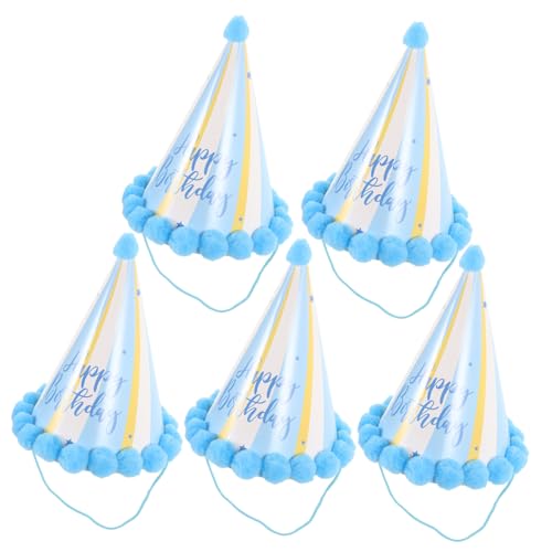 CHILDWEET 5st Geburtstagskappe Kindergeburtstagsmütze Dekoration Alles Zum Geburtstag Kindergeburtstag Kopfschmuck Zylinder Hut Zum 1. Geburtstag Partyhüte Für Kindergeburtstage Blue CHILDWEET 5st Geburtstagskappe Kindergeburtstagsmütze Dekoration Alles Zum Geburtstag Kindergeburtstag Kopfschmuck Zylinder Hut Zum 1. Geburtstag Partyhüte Für Kindergeburtstage Blue von CHILDWEET
