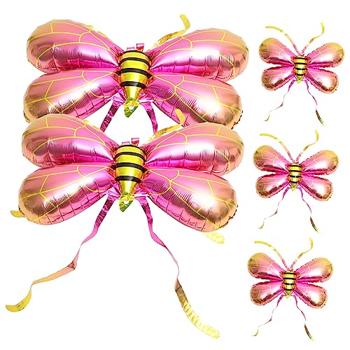 CHILDWEET 5st Weibliche Cosplay-requisite Elektrische Ballonpumpe Für Alle Ballons Ballongebläse Ballon Steht Ballonbogen-kit Ballon Glanzspray Spiralballons Aufblasgerät Aluminiumfolie Rosa von CHILDWEET
