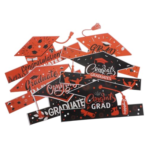 CHILDWEET 6 Stück Graduation Party Papierhüte Kreative Diy Abschlusshüte für Abschlussfeier Leicht Bequem Foto Requisiten für Erinnerungen CHILDWEET 6 Stück Graduation Party Papierhüte Kreative Diy Abschlusshüte für Abschlussfeier Leicht Bequem Foto Requisiten für Erinnerungen von CHILDWEET