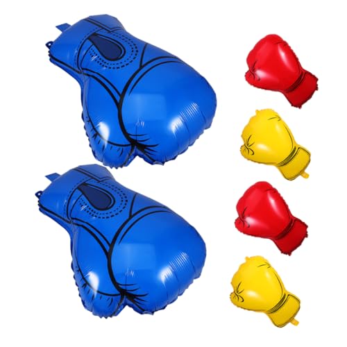 CHILDWEET 6-teilige Boxparty-dekoration: Folienballons Mit Boxhandschuhen Für Die Themenparty-dekoration – Folienballons Für Sportveranstaltungen Für Jungenpartys CHILDWEET 6-teilige Boxparty-dekoration: Folienballons Mit Boxhandschuhen Für Die Themenparty-dekoration – Folienballons Für Sportveranstaltungen Für Jungenpartys von CHILDWEET