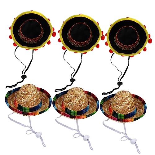 CHILDWEET Mexikanische Partydekorationen 6 Bunte Sombrero-hüte Mini-festival-partyhüte Dekorative Verkleidungshüte Für Erwachsene CHILDWEET Mexikanische Partydekorationen 6 Bunte Sombrero-hüte Mini-festival-partyhüte Dekorative Verkleidungshüte Für Erwachsene von CHILDWEET
