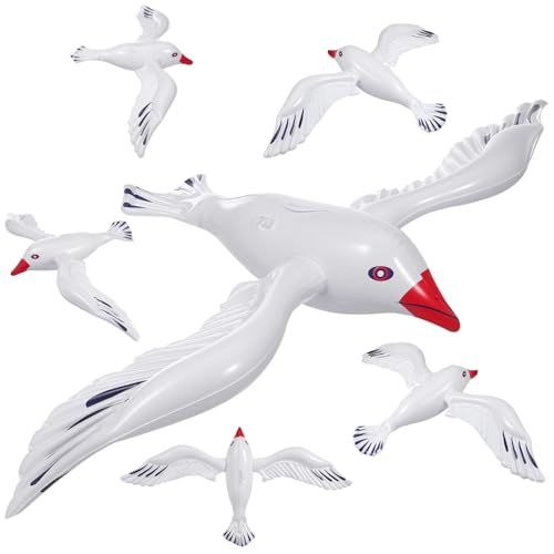 CHILDWEET 6St aufblasbarer Seelöwe Kinderbecken aufblasbare fliegende Vögel Möwe Tiere sandspielzeug strandspielzeug Statue hawaiianische Partybevorzugung PVC CHILDWEET 6St aufblasbarer Seelöwe Kinderbecken aufblasbare fliegende Vögel Möwe Tiere sandspielzeug strandspielzeug Statue hawaiianische Partybevorzugung PVC von CHILDWEET