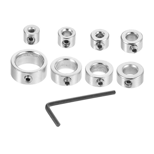 CHILDWEET 8 Stück Teiliges Bohrer Stoppring Set Präzise Tiefenbegrenzung für Holzarbeiten Einfache Montage mit Schlüssel Robustes Carbonstahl Material für Hobby Profi CHILDWEET 8 Stück Teiliges Bohrer Stoppring Set Präzise Tiefenbegrenzung für Holzarbeiten Einfache Montage mit Schlüssel Robustes Carbonstahl Material für Hobby Profi von CHILDWEET