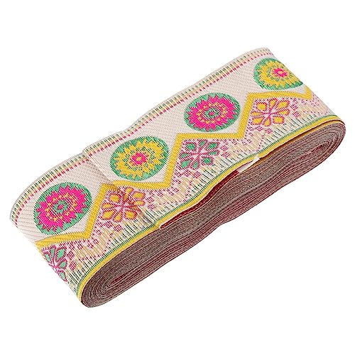 CHILDWEET Besticktes Spitzenband Kleiderstickerei Band Trim Gurtband Kleidungszubehör Zum Selbermachen Vintage- Floraler Stoffbesatz Ethno-bandbesatz Polyester Kunsthandwerk Volksbrauch CHILDWEET Besticktes Spitzenband Kleiderstickerei Band Trim Gurtband Kleidungszubehör Zum Selbermachen Vintage- Floraler Stoffbesatz Ethno-bandbesatz Polyester Kunsthandwerk Volksbrauch von CHILDWEET