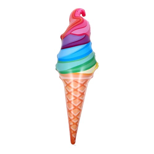 CHILDWEET 1pc Aufblasbares Eistüte-spielzeug Dekorative Party-requisite Für Jungen Und Mädchen „geburtstagsballon“ von CHILDWEET