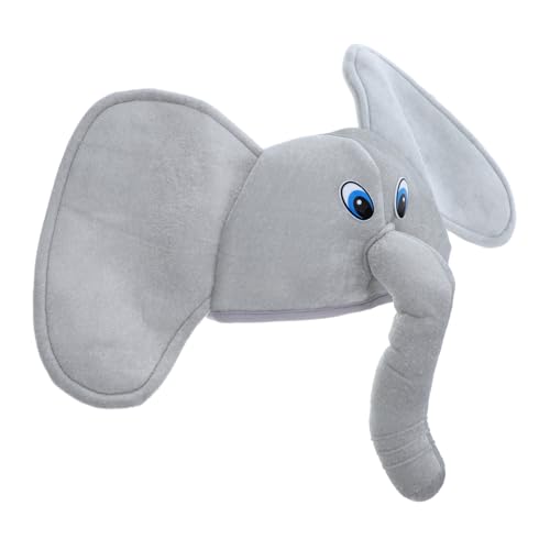 CHILDWEET Elefantenhut Elefant Hund Kostüm Elefanten-partyhut Tierhüte Für Erwachsene Tierischer Cosplay-hut Elefant Kostüm Elefanten-foto-requisite Verrückte Hüte Stoff Grey CHILDWEET Elefantenhut Elefant Hund Kostüm Elefanten-partyhut Tierhüte Für Erwachsene Tierischer Cosplay-hut Elefant Kostüm Elefanten-foto-requisite Verrückte Hüte Stoff Grey von CHILDWEET