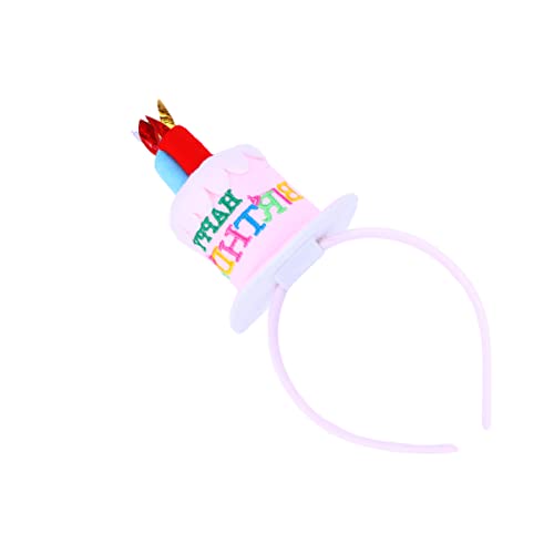 CHILDWEET Stirnband Mit Geburtstagstorte Und Kerze Mit Stoff Umwickelt Hutband Für Frauen Und Mädchen Party-haarband Hut Kostüm Kopfbedeckung Accessoire CHILDWEET Stirnband Mit Geburtstagstorte Und Kerze Mit Stoff Umwickelt Hutband Für Frauen Und Mädchen Party-haarband Hut Kostüm Kopfbedeckung Accessoire von CHILDWEET