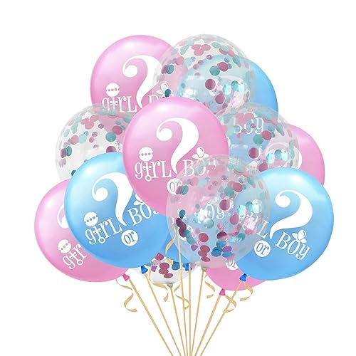 CHILDWEET Gender Reveal Ballon Set 15stk 12in Junge/mädchen Dekorationen Pailletten Latex Party Zubehör Für Baby Dekorationen CHILDWEET Gender Reveal Ballon Set 15stk 12in Junge/mädchen Dekorationen Pailletten Latex Party Zubehör Für Baby Dekorationen von CHILDWEET
